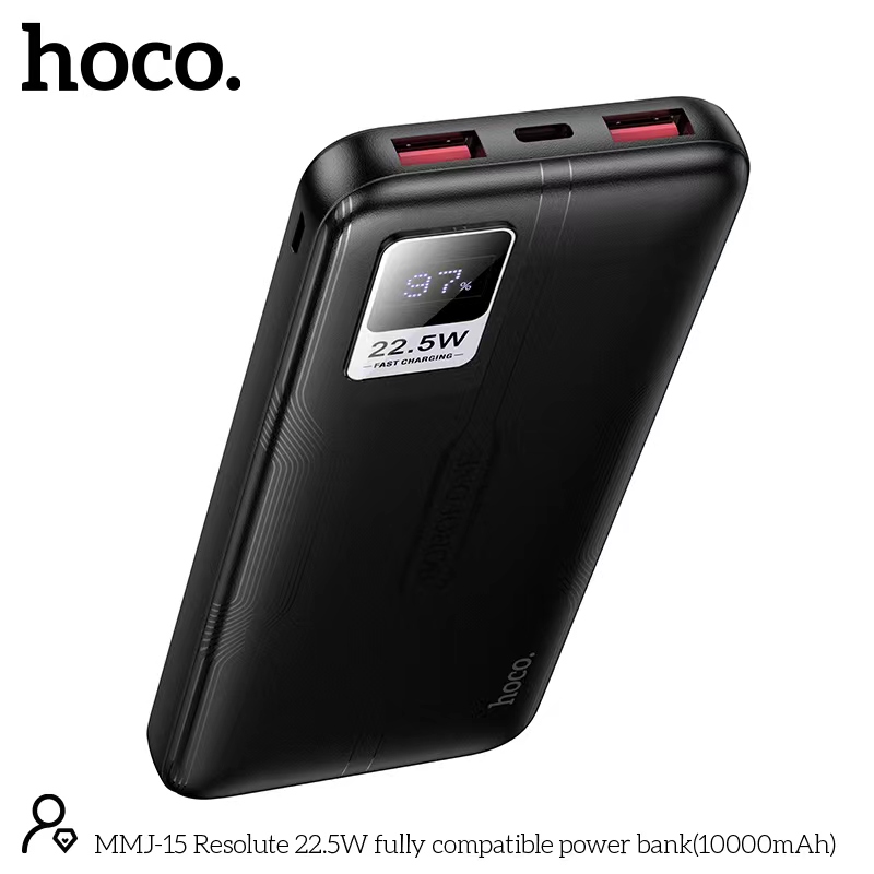 Hoco-MMJ16-22.5W-Resolute-PD-20W-20000mAh-Power-Bank-2 Hoco MMJ16 20000mAh Power Bank | 22.5W Fast Charging - Image 3