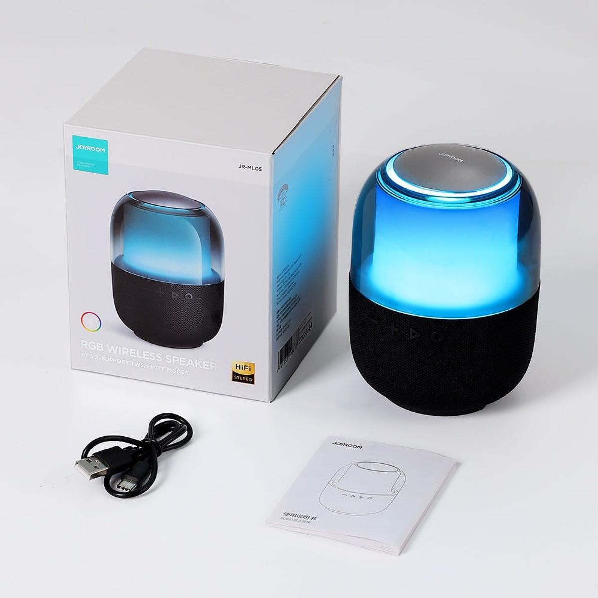 joyroom jr ml05 rgb wireless speaker in bd joyroom jr ml05 rgb wireless speaker in bd